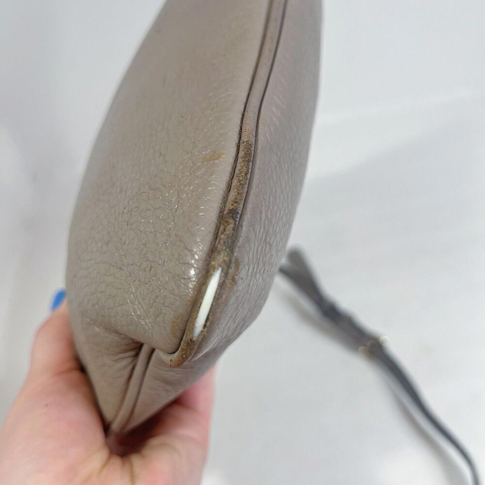 Kate Spade Gray Leather Crossbody Bag Purse
