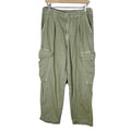 Free People First Light Utility Pant Green Tan Cargo Pants Women's Size 8