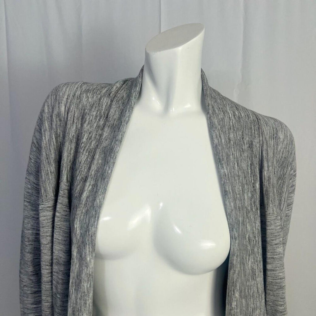 Athleta Nirvana Wear Two Ways Wrap Cardigan Women's Size S Heathered Grey Gray