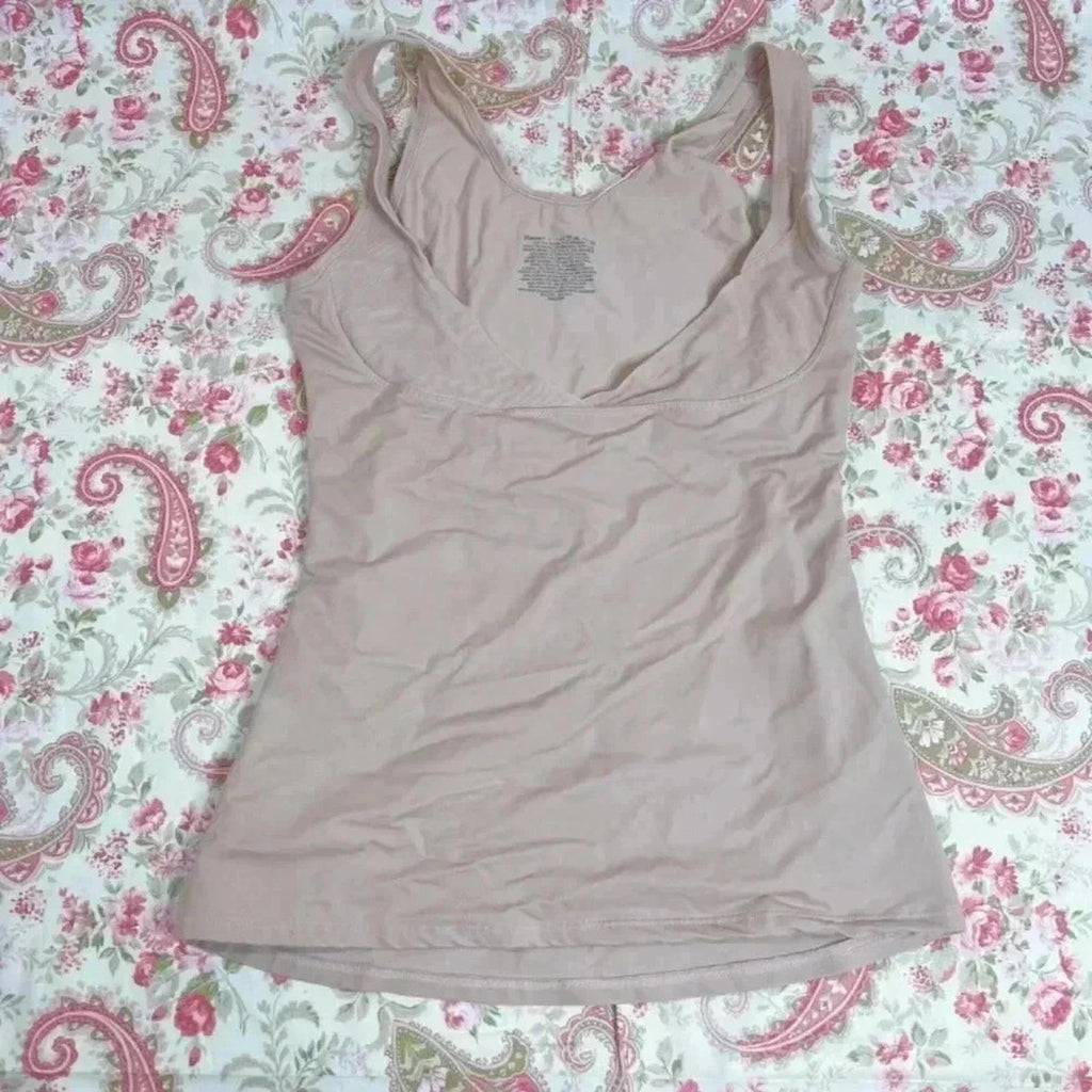 Hanes Nude Shapewear Upper Body Tan Cream Undergarments