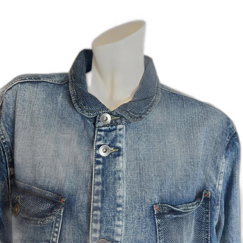 Sun + Stone Denim Button Down Jean Jacket Size XL