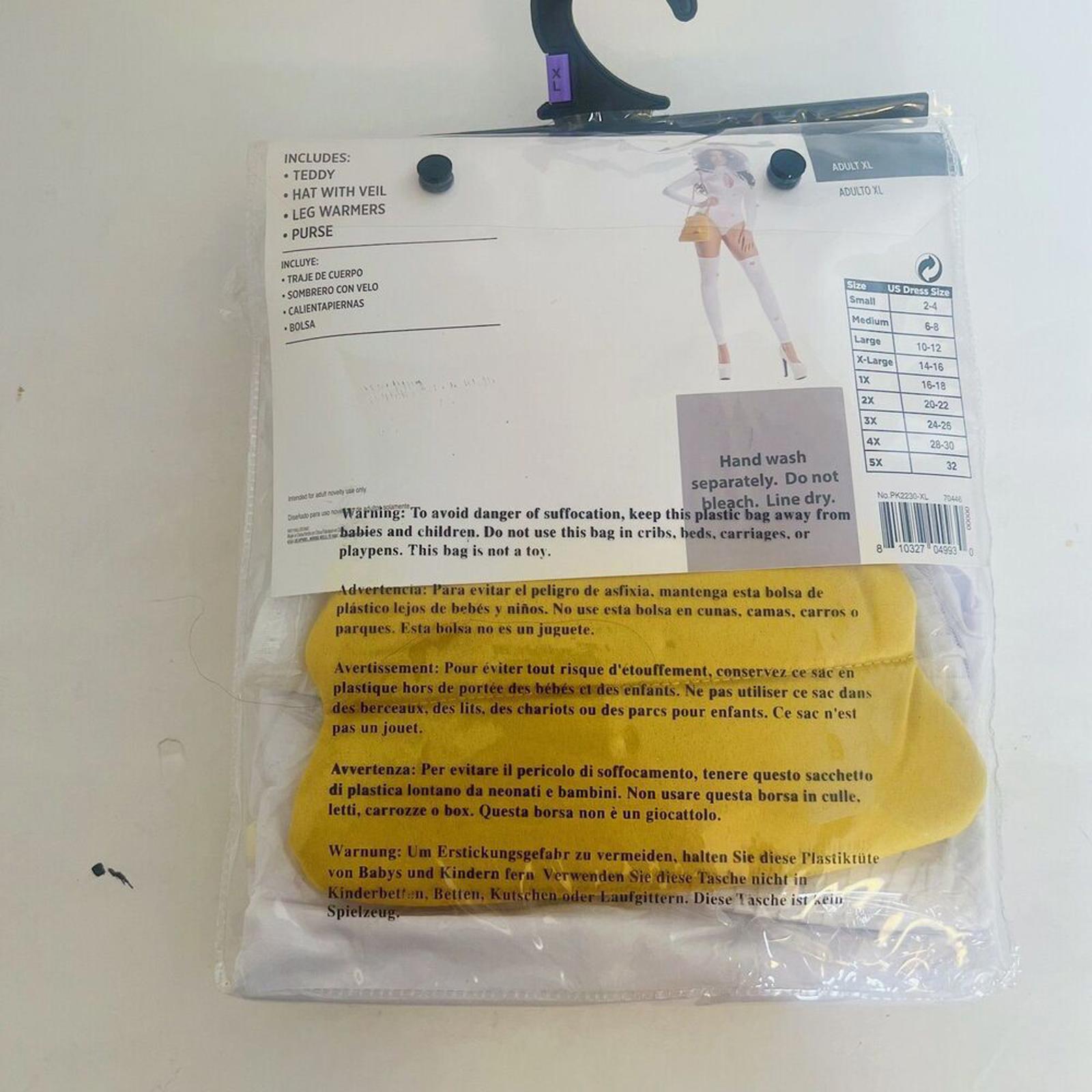 NWT Women's Honey Bee Keeper Halloween Costume Size XL