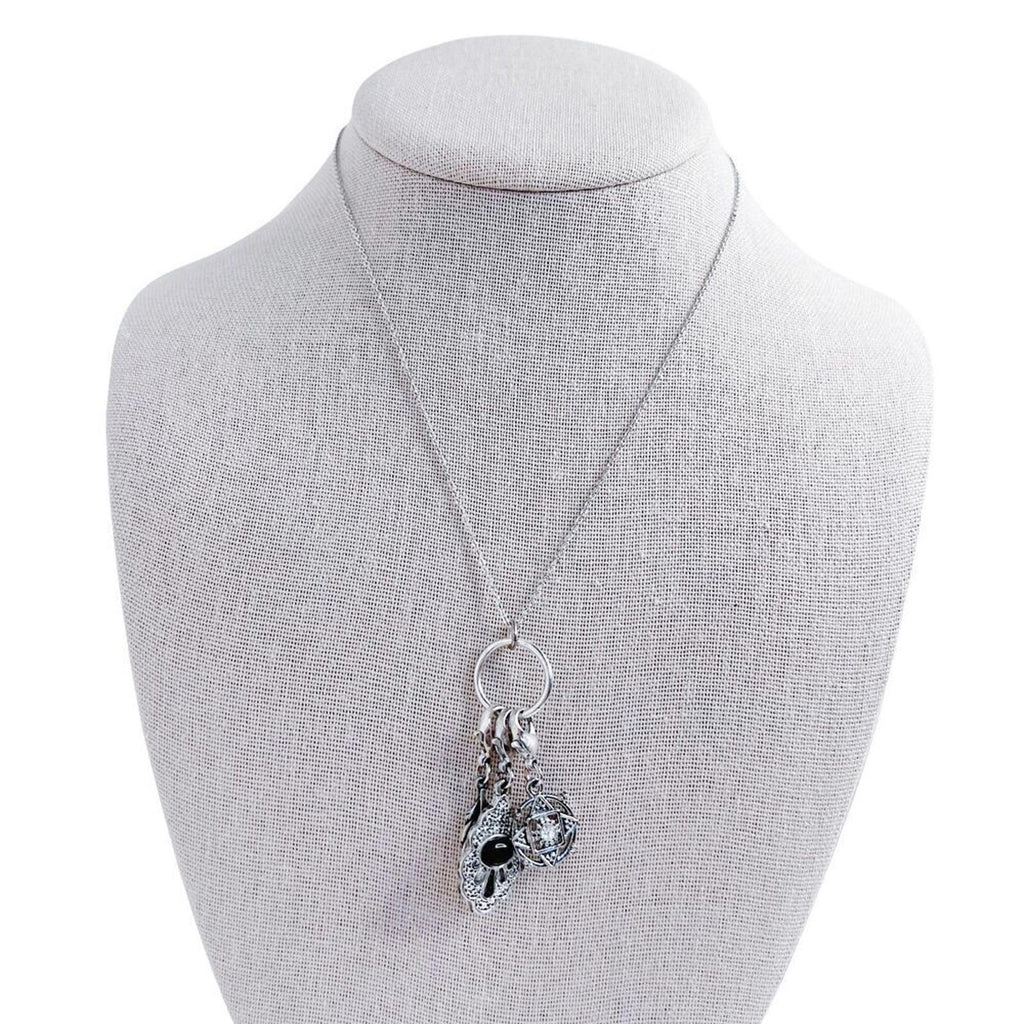Topshop Silver Chain Necklace Boho Charms Dainty