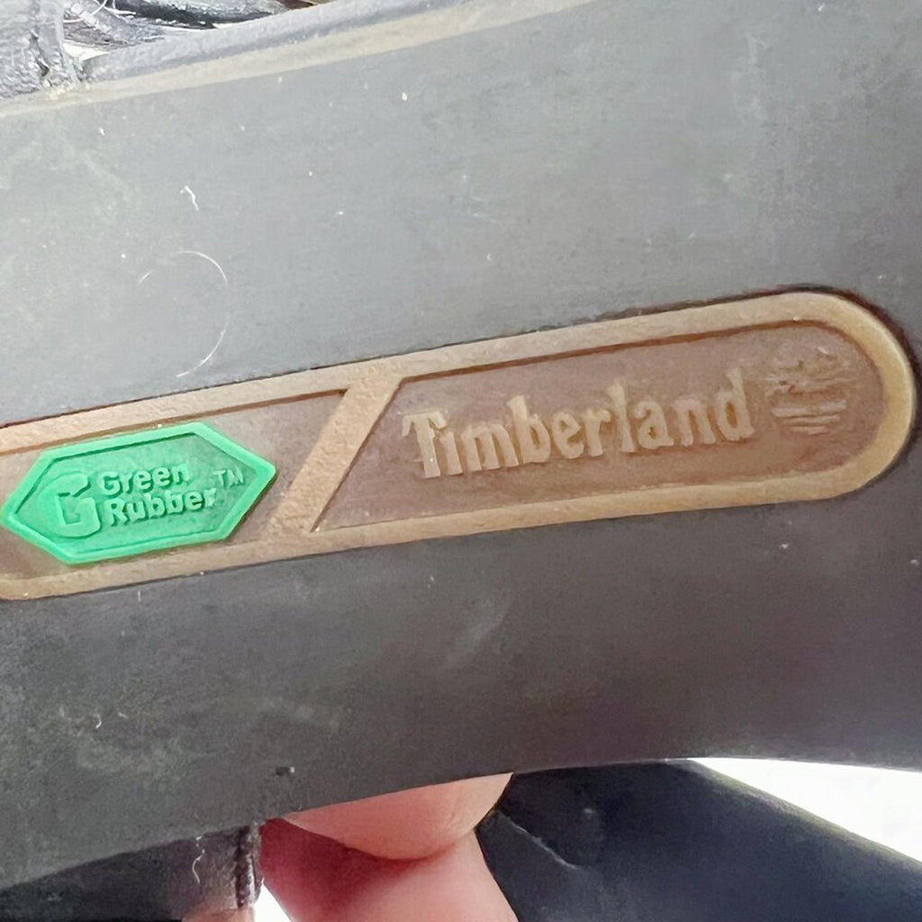 Timberland Earthkeepers Stratham Heights Sandal Black Leather Heel Size 9.5