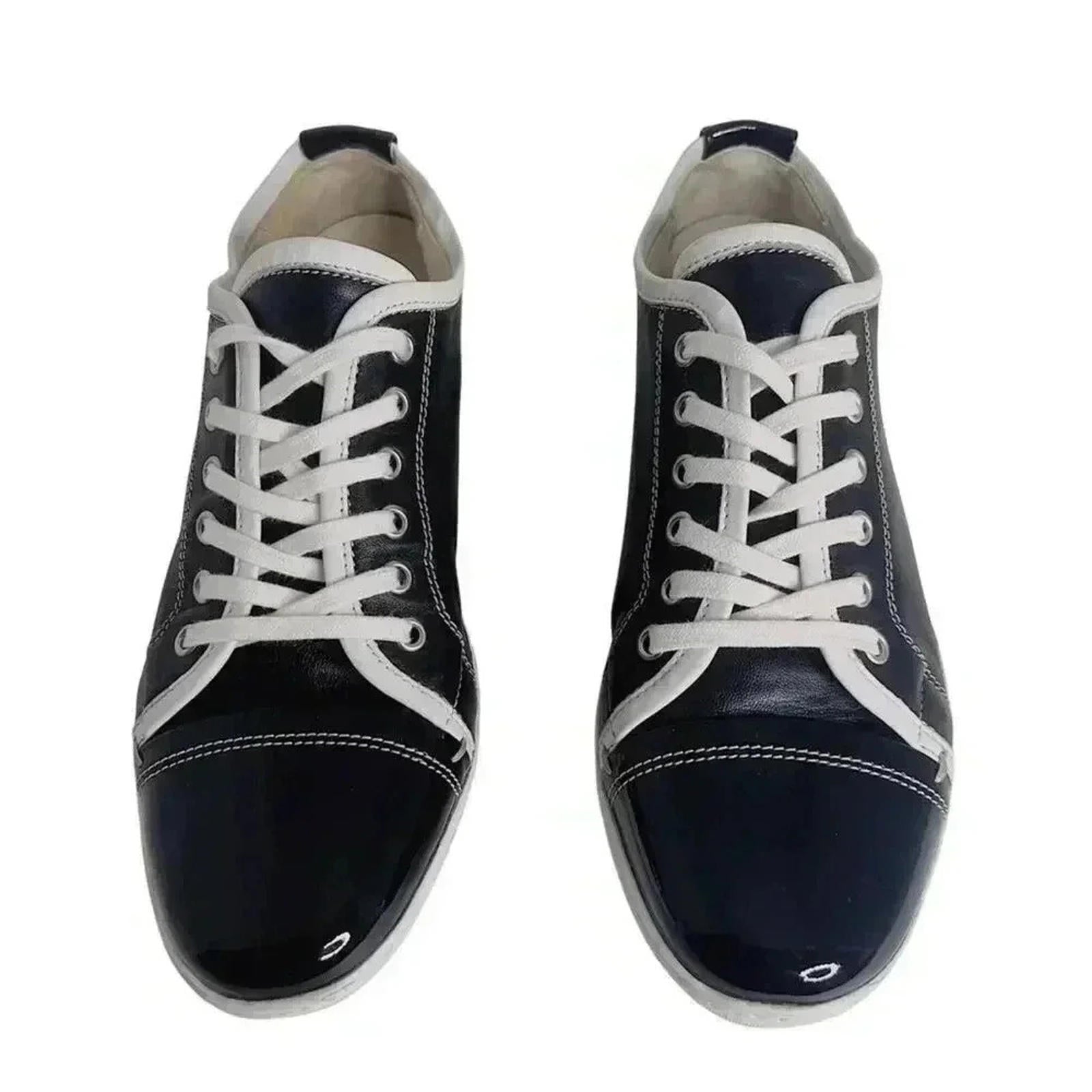 AGL Black Leather Sneakers