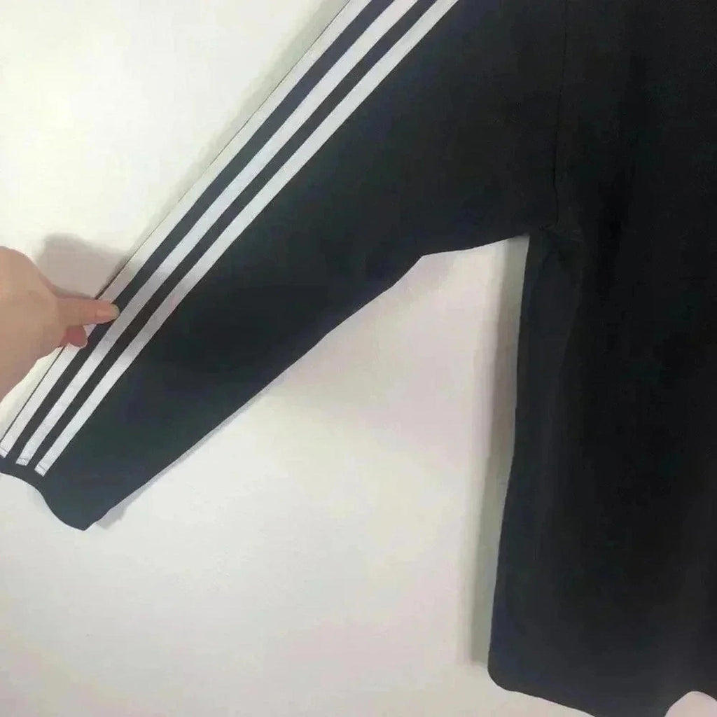 Adidas Striped Sports Zip Up Jacket