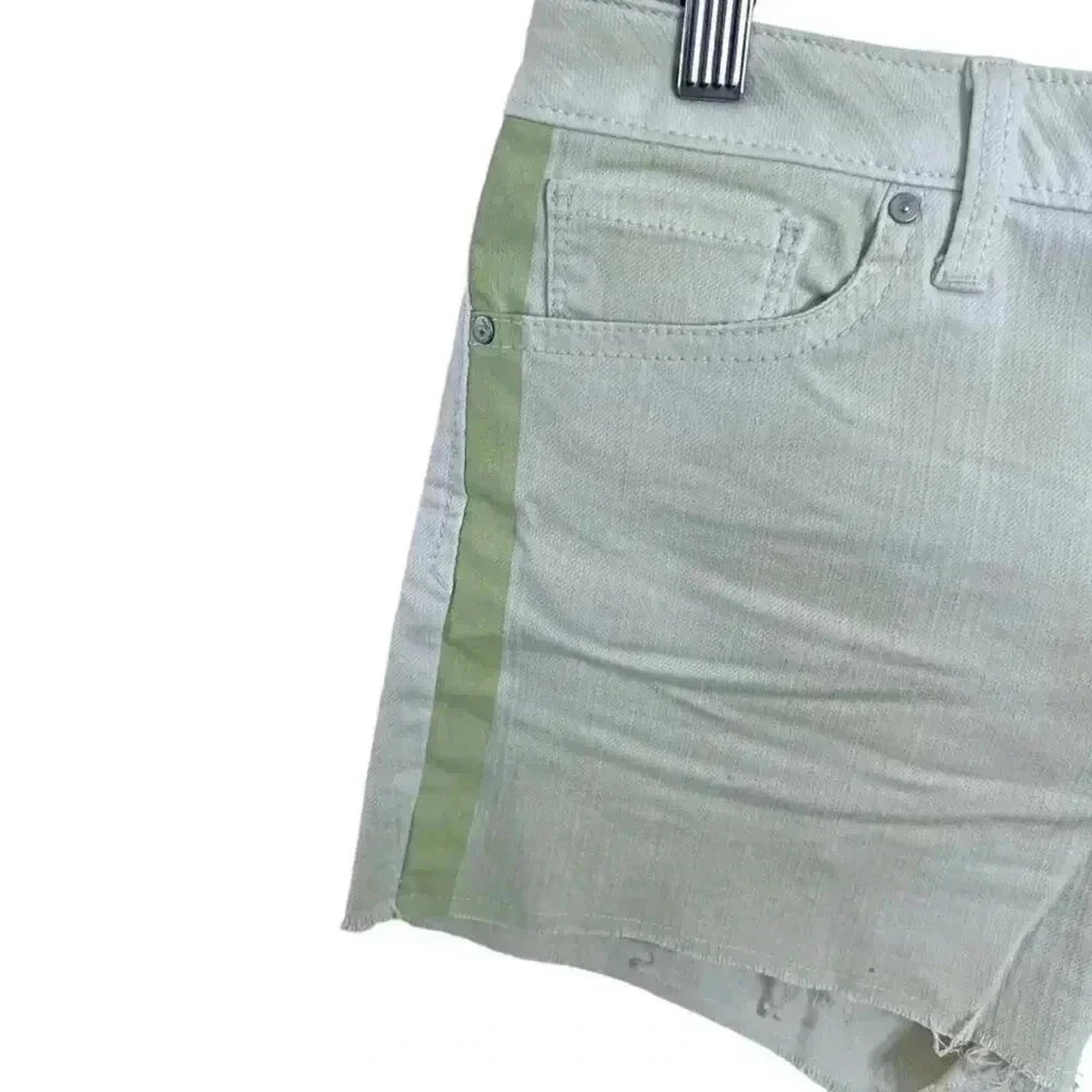 GAP Lime Green Denim Shorts Jean Cutoffs Mid Rise Women's Size 27