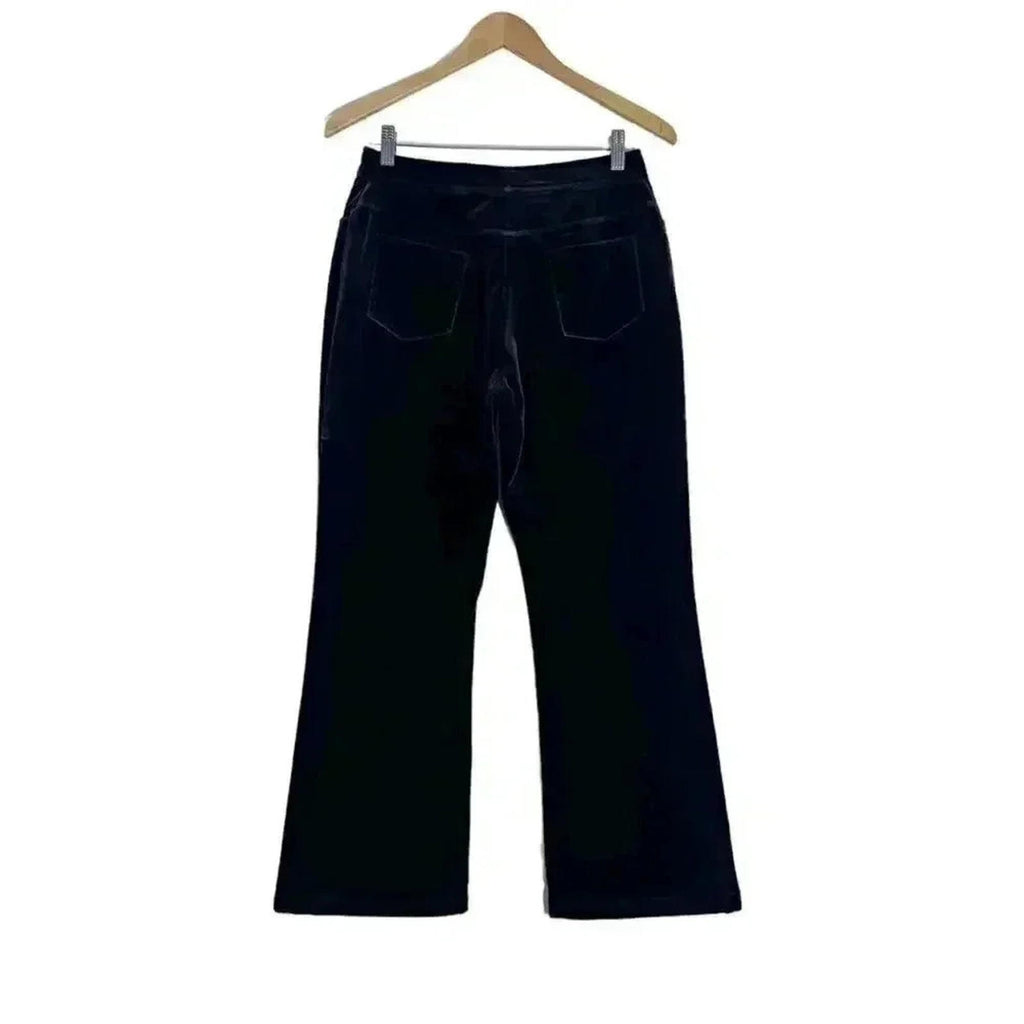 St. John Vintage Brown Velvet Flared Pants Women's Size 4
