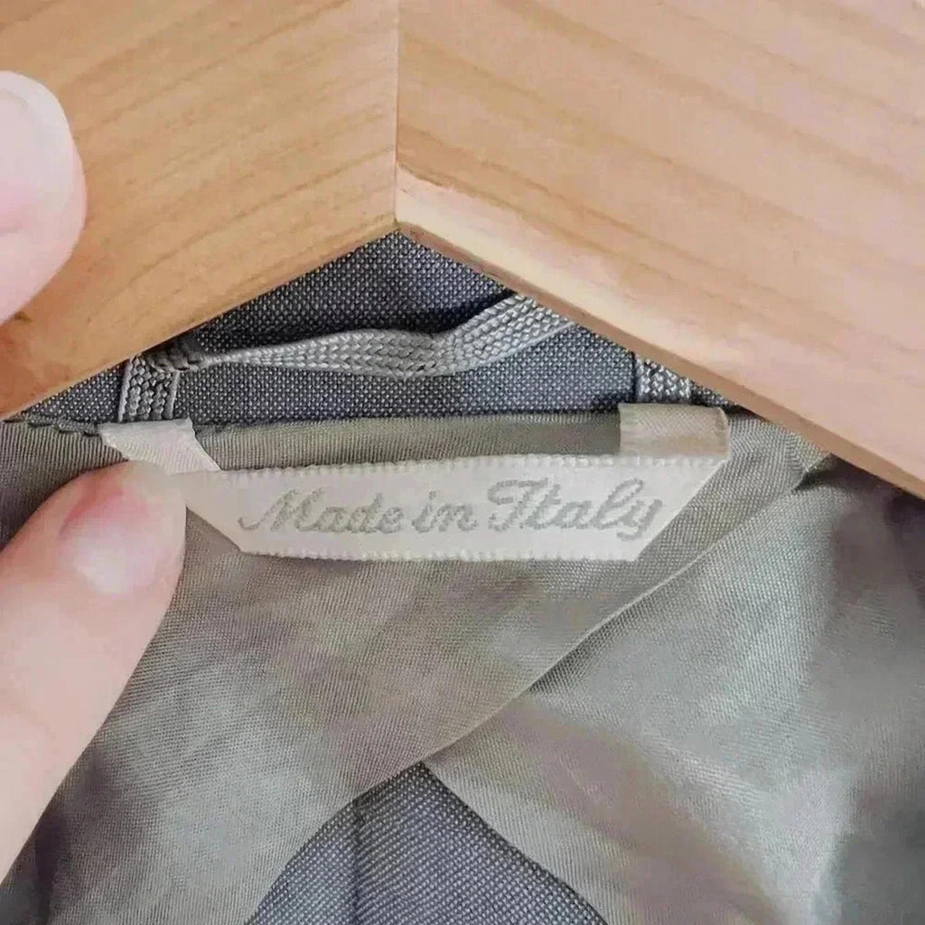 Vintage Max Mara Women's Grey Wool Blazer Size 8 Business Casual Office Siren