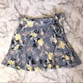 Abound Periwinkle Floral Wrap Skirt Circle Skirt Women's Size XS