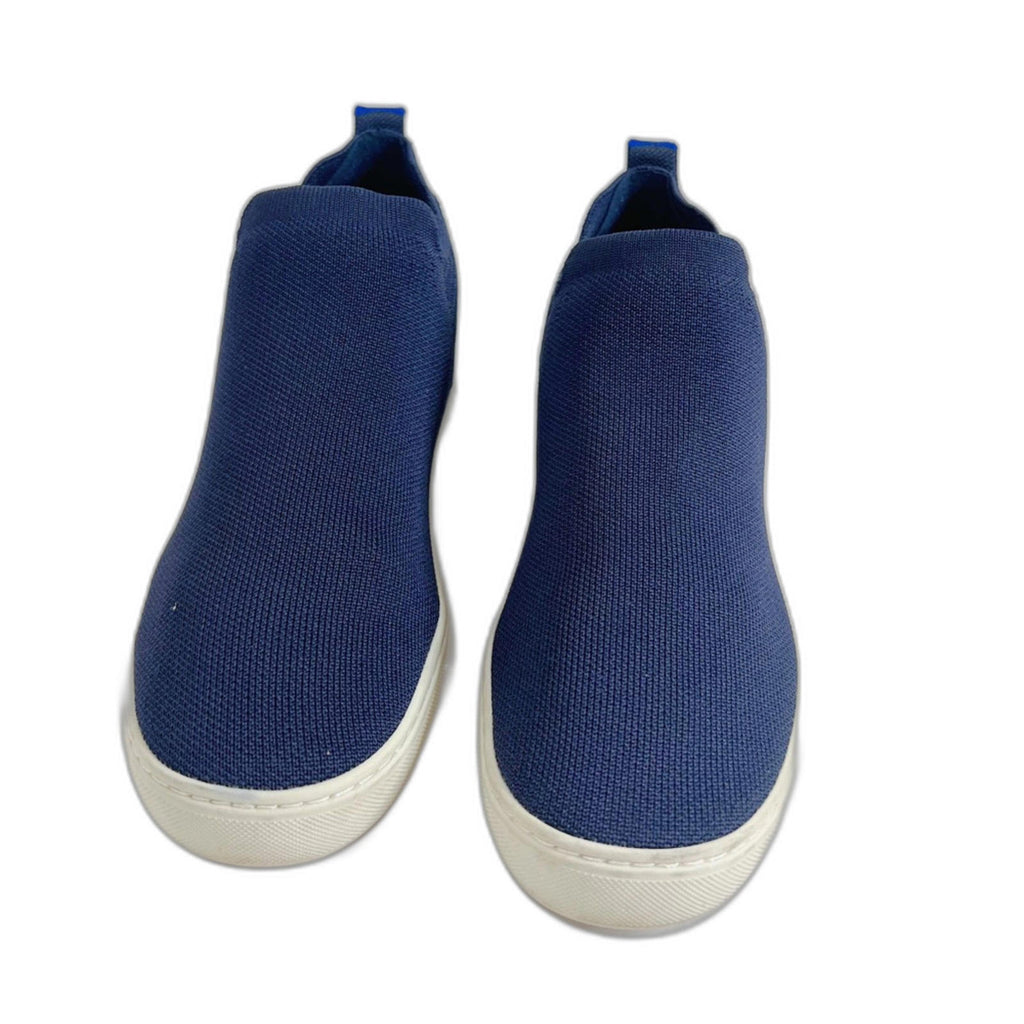 Rothy's Limited Edition Chelsea Nightfall Navy Blue High Top Sneakers Size 8.5