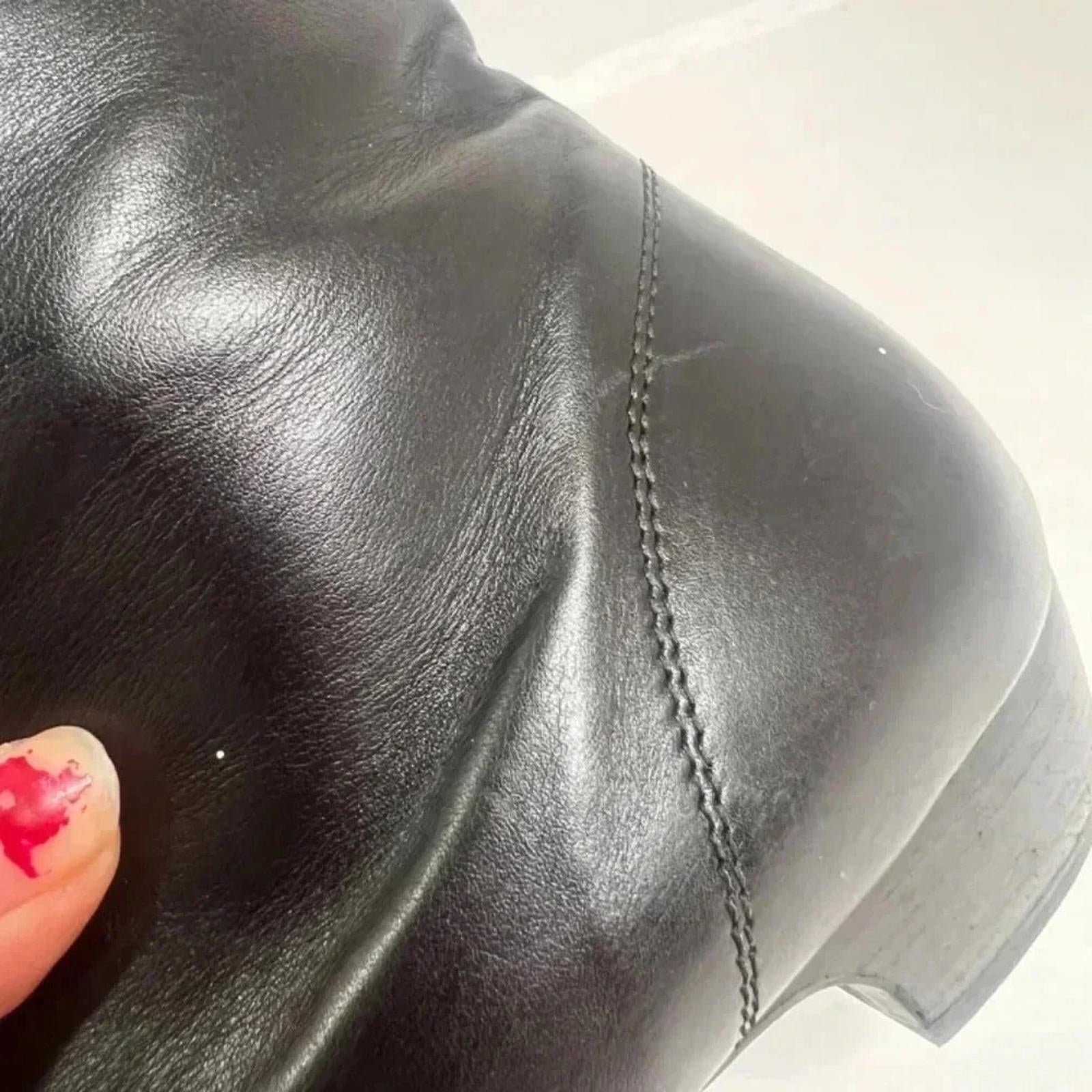Paul Green Munchen Black Leather Booties Women's Size 7.5