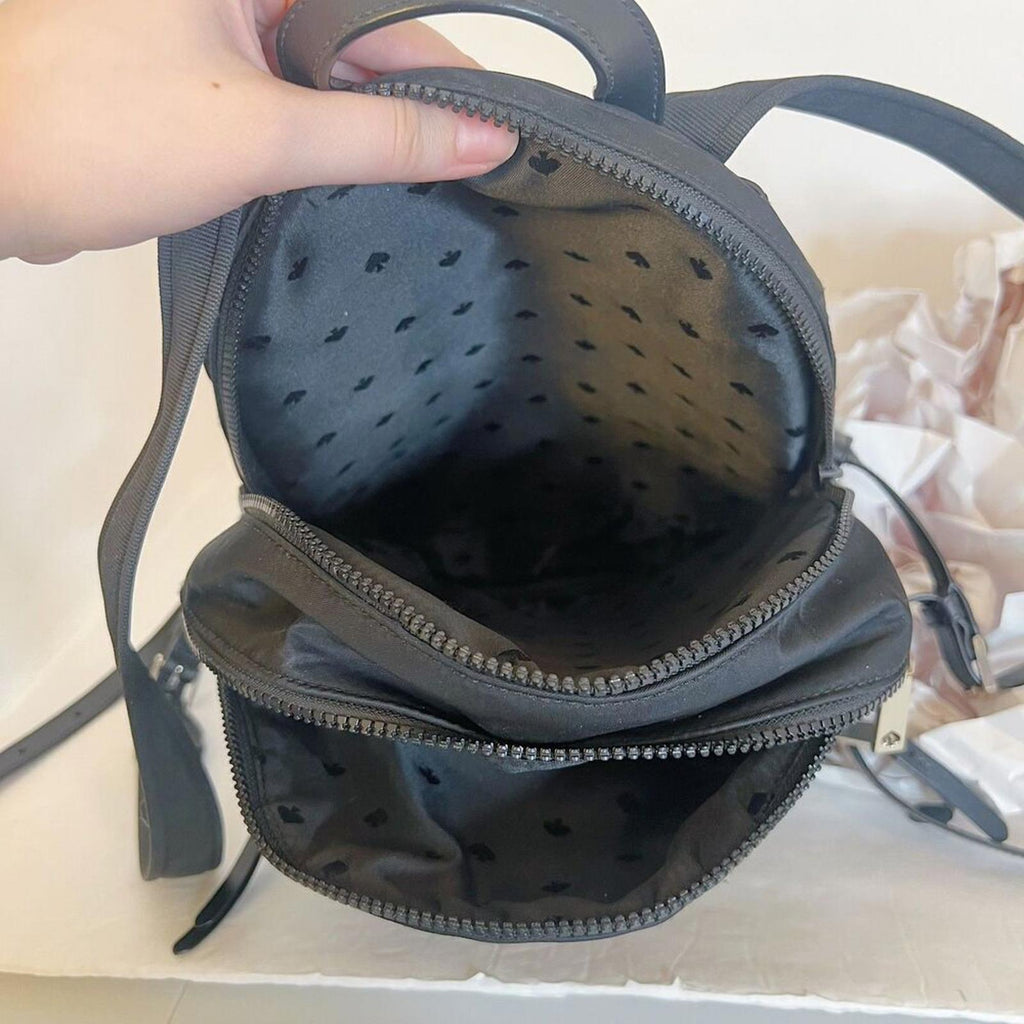 Kate Spade Karissa Nylon Medium Backpack Black Mini Backpack