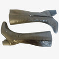 Franco Sarto Nostalgia Grey Leather Knee High Boots Riding Boots Women's Size 6