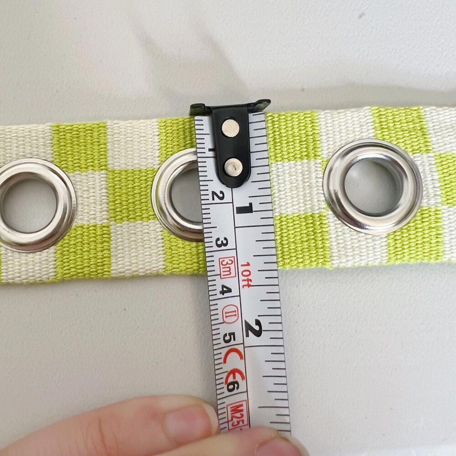 NWOT Urban Outfitters UO Green Checker Print Belt Women's Size M