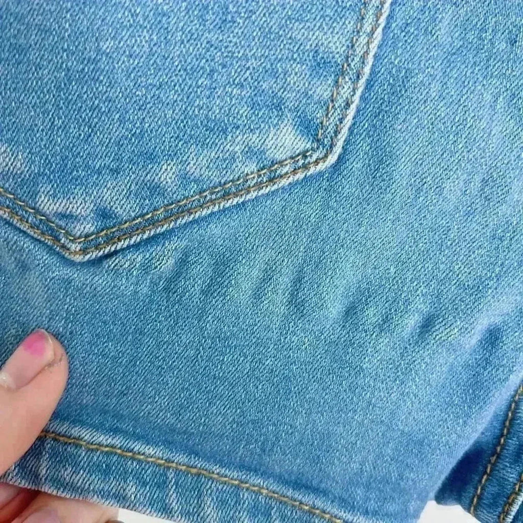 BDG High Rise Seam Short Medium Wash Denim Shorts Jean Shorts High Rise Size 27