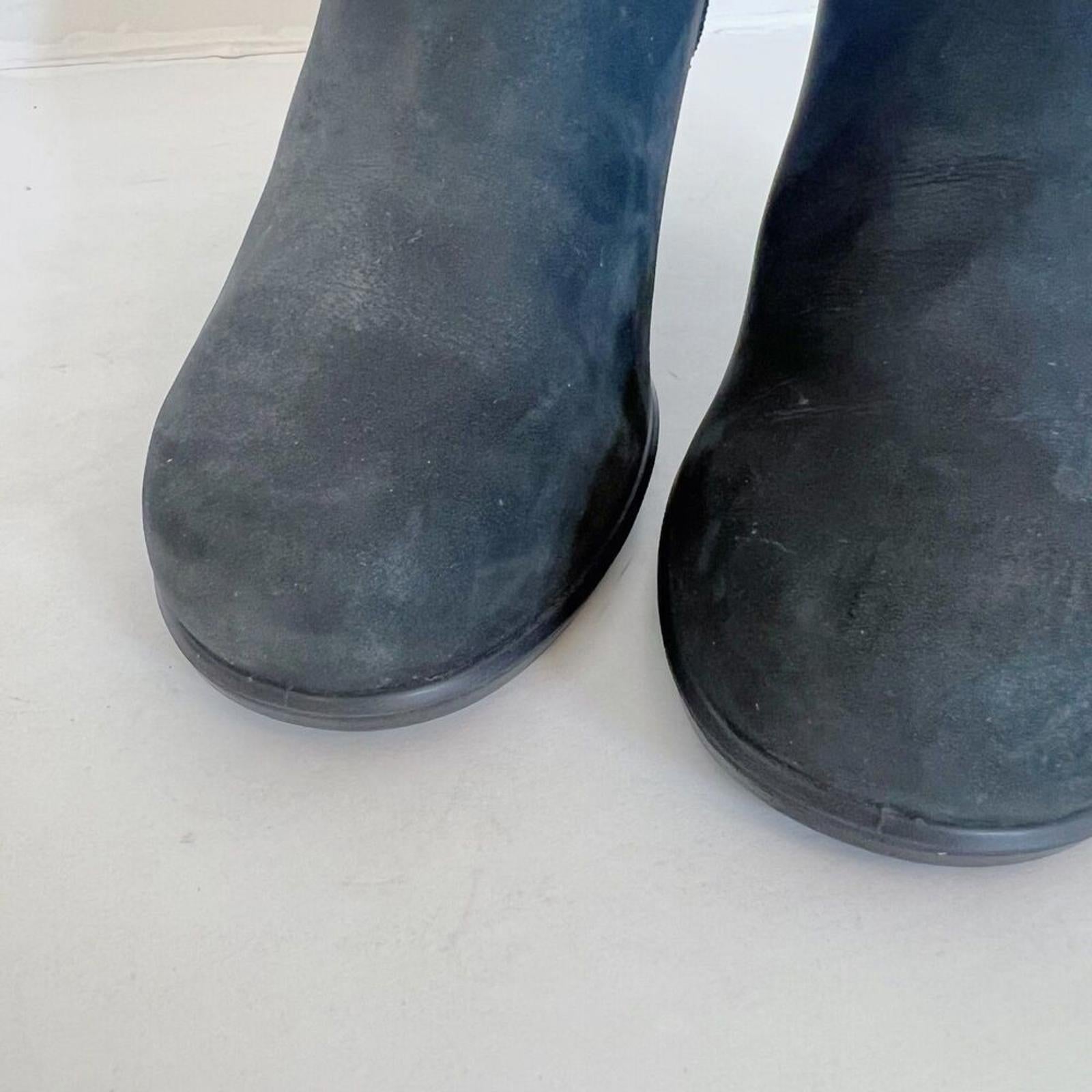 Ecco Touch 75 Suede Zip Up Ankle Boots Booties Women's Size 40 EU 9-9.5 US
