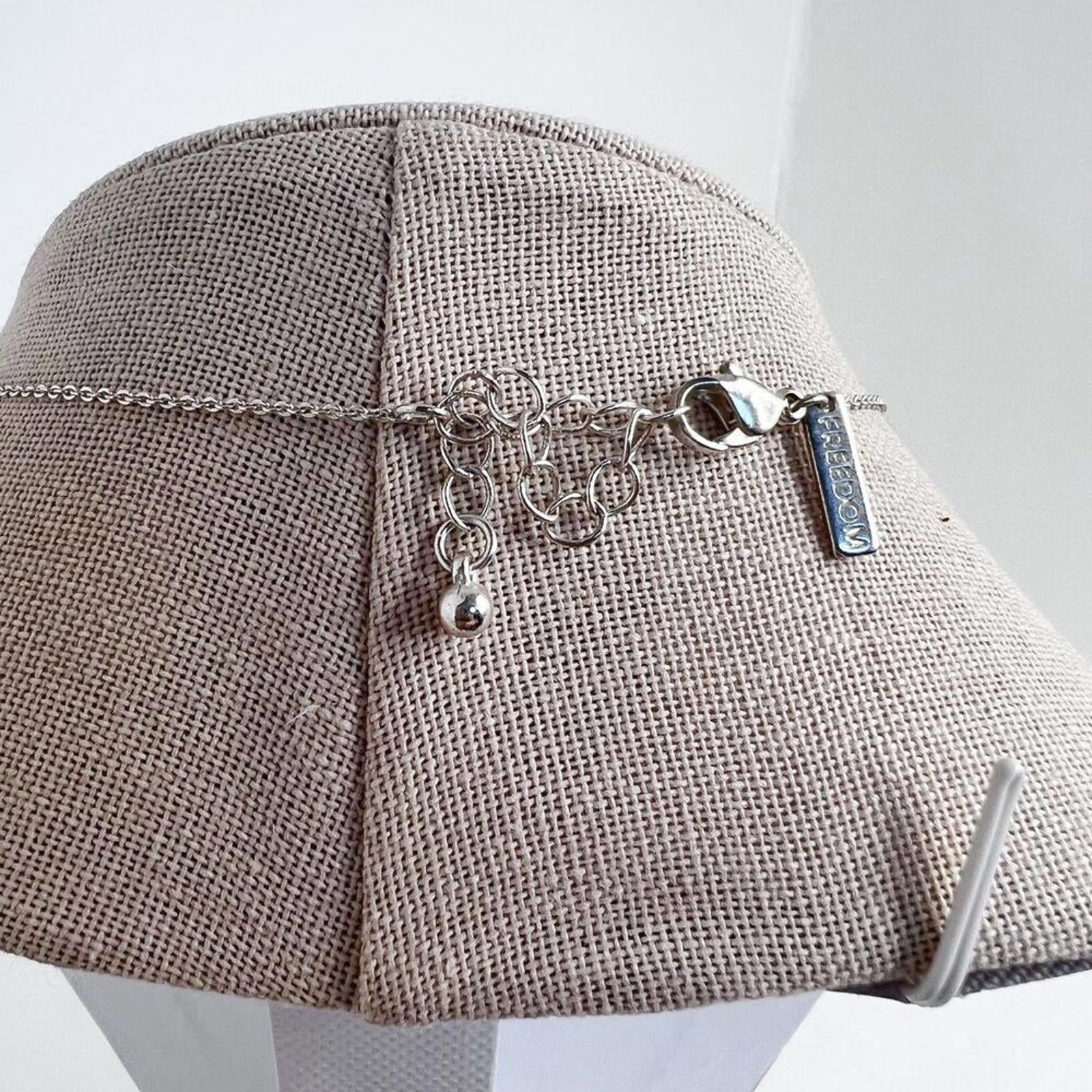 Topshop Silver Chain Necklace Boho Charms Dainty