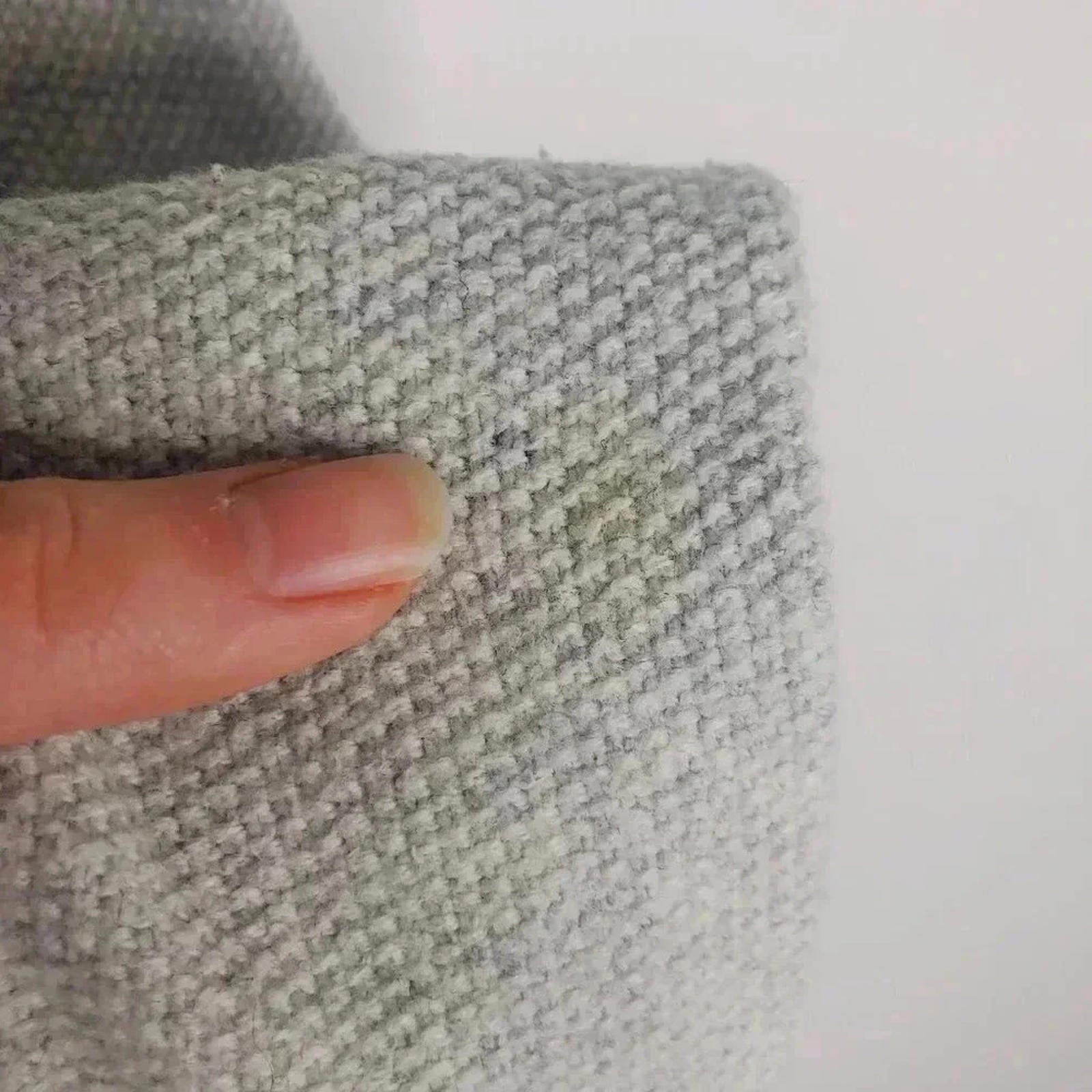 Madewell Grey Knit Sweater Exposed Seams Women's Size M