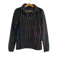 Spyder Black Neon Lines Fleece Quarter Zip Women's Size M