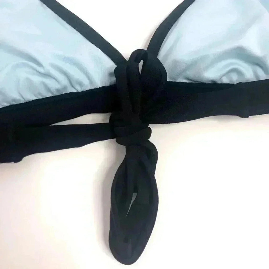 Nike Black Triangle Bikini Top Floral Detail