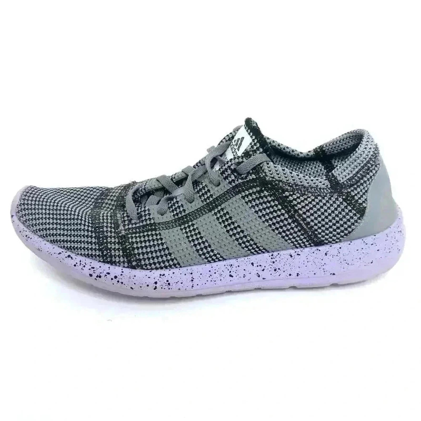 Adidas Ultraknit Purple Grey Lavender Knitted Running Shoes Size 10