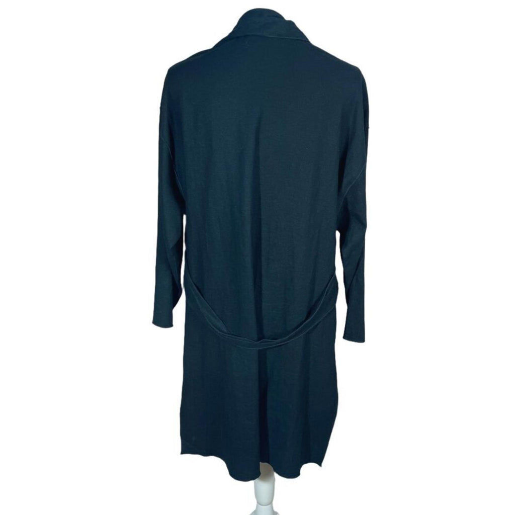 NWOT BP Black Linen Cardigan Women's Size M Quiet Luxury