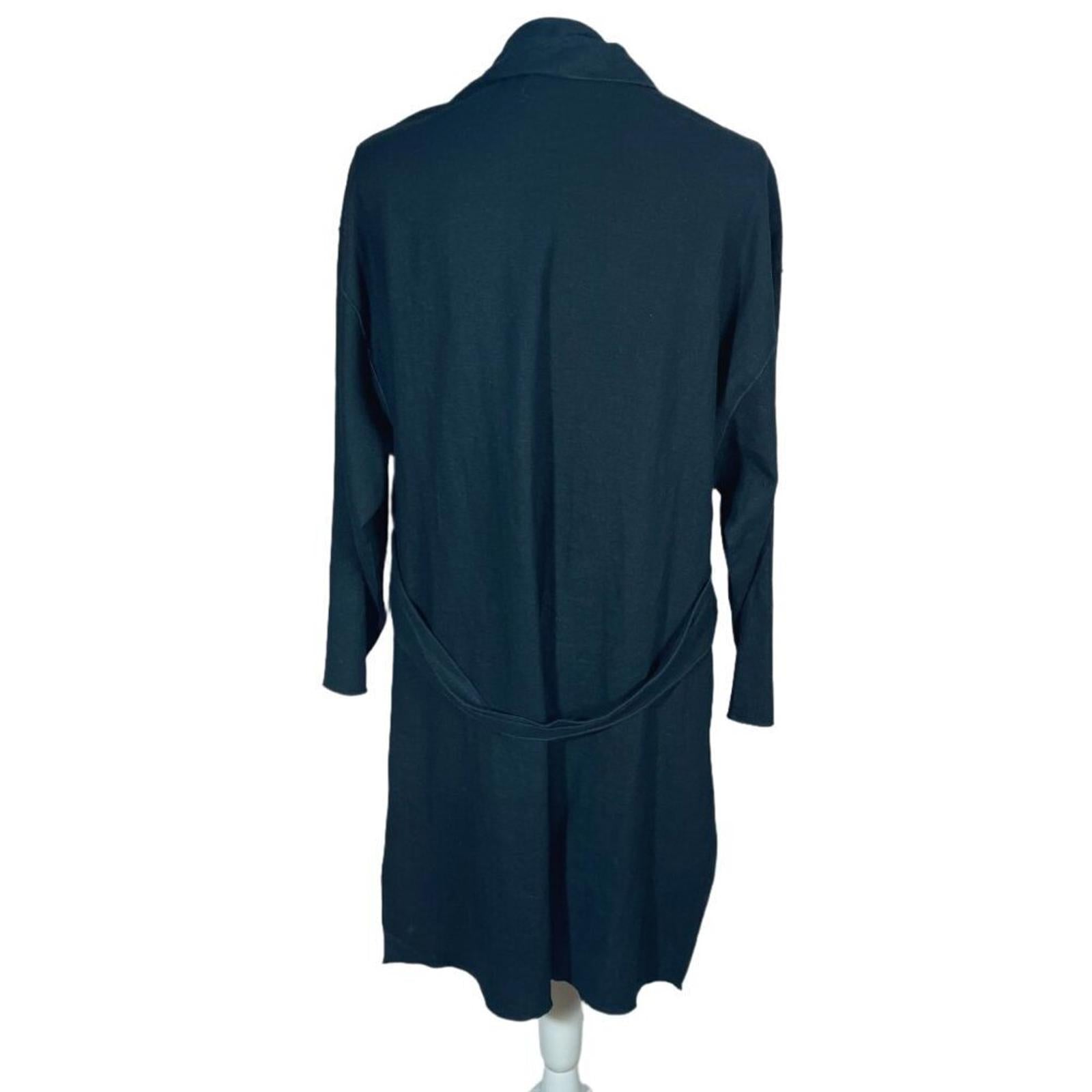 NWOT BP Black Linen Cardigan Women's Size M Quiet Luxury