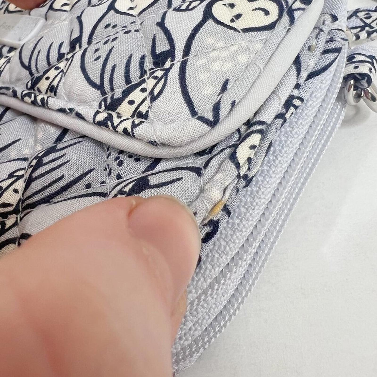 NWT Vera Bradley Grey Owl Print Performance Twill All in One Crossbody Purse