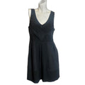 Kimchi Blue Wool Blend Black Charcoal Grey A Line Cocktail Dress Women's Size 8