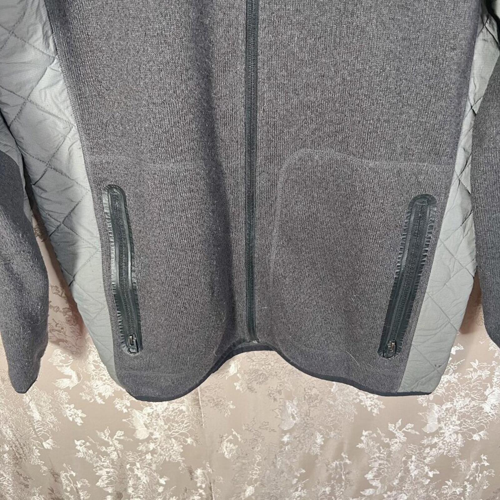 Burton Men's Pierce Fleece Dandong Grey Winter Jacket Coat Size L