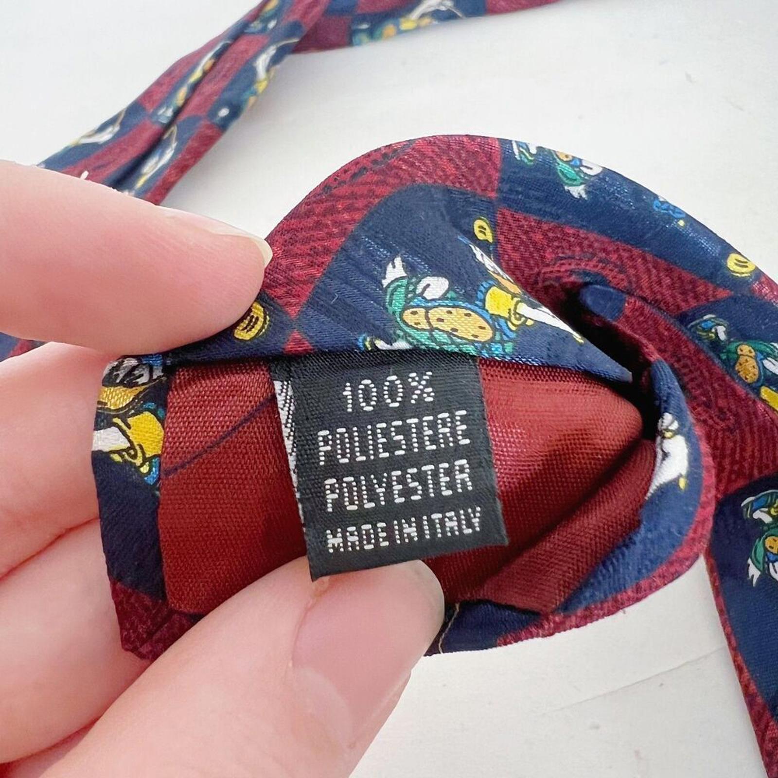 Vintage Disney Donald Duck Golfing Tie Father's Day Gift Golf Lover