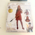 NWT Harry Potter Gryffindor Quidditch Halloween Costume Ginny Weasley Size L