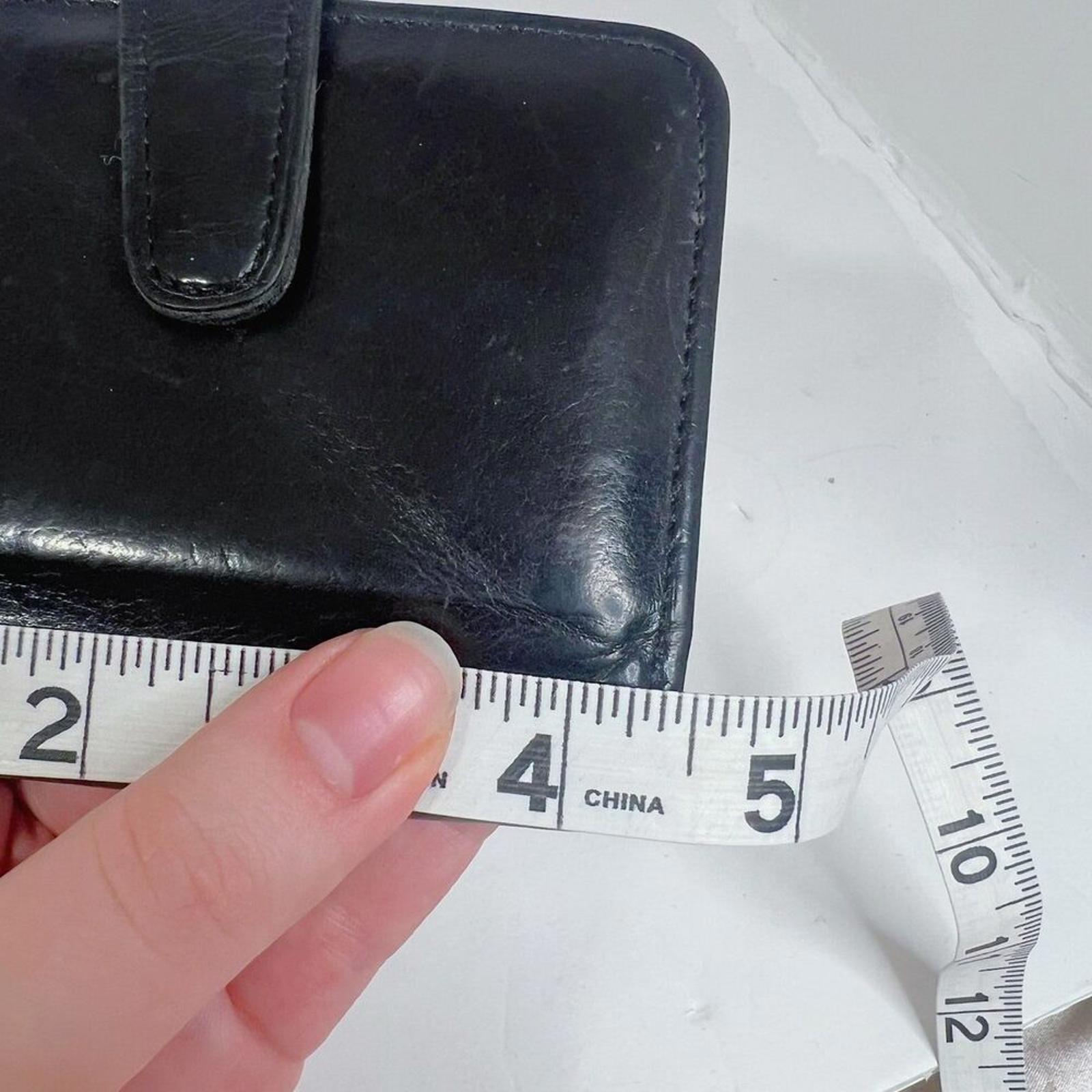 Vintage Coach Black Leather Bifold Wallet Soft Leather Credit Card Holder