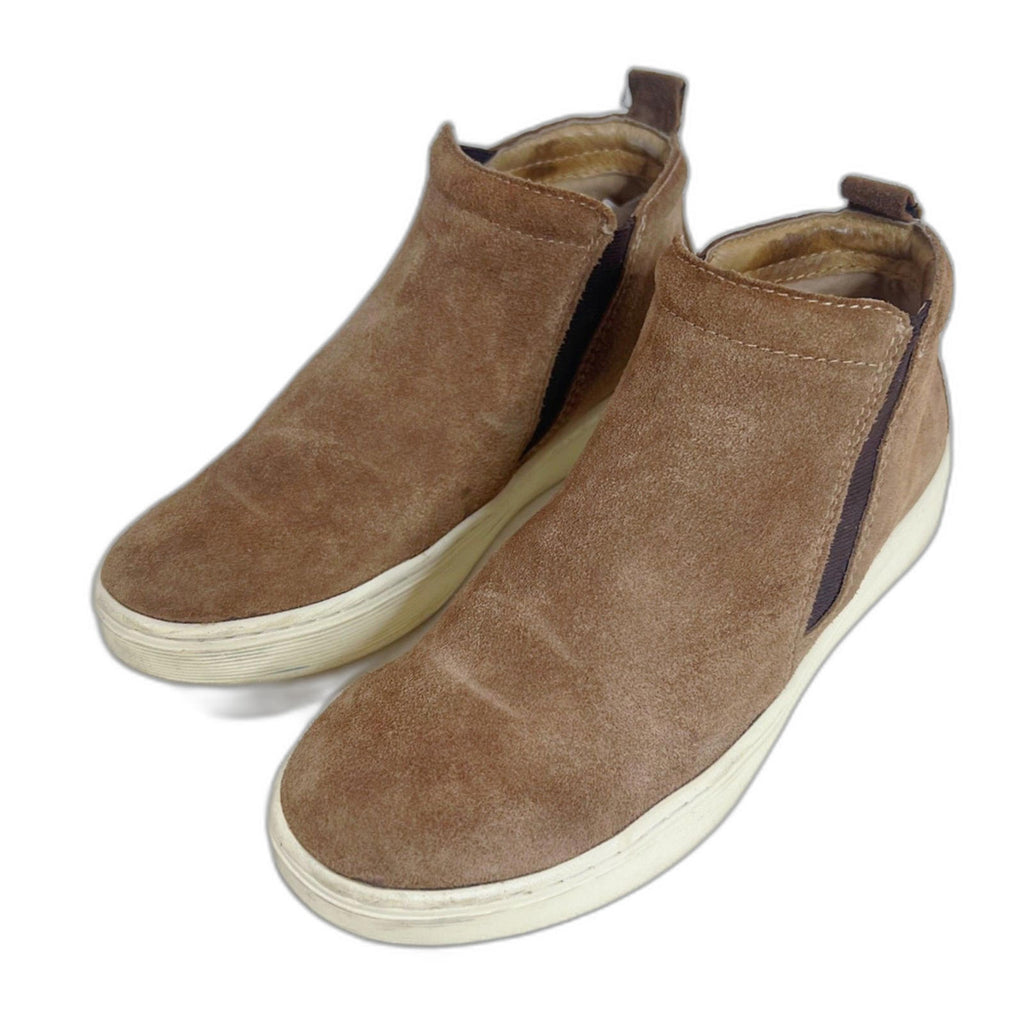 Sofft Britton li Brown Suede Leather Slip on Sneakers Women's Size 7.5