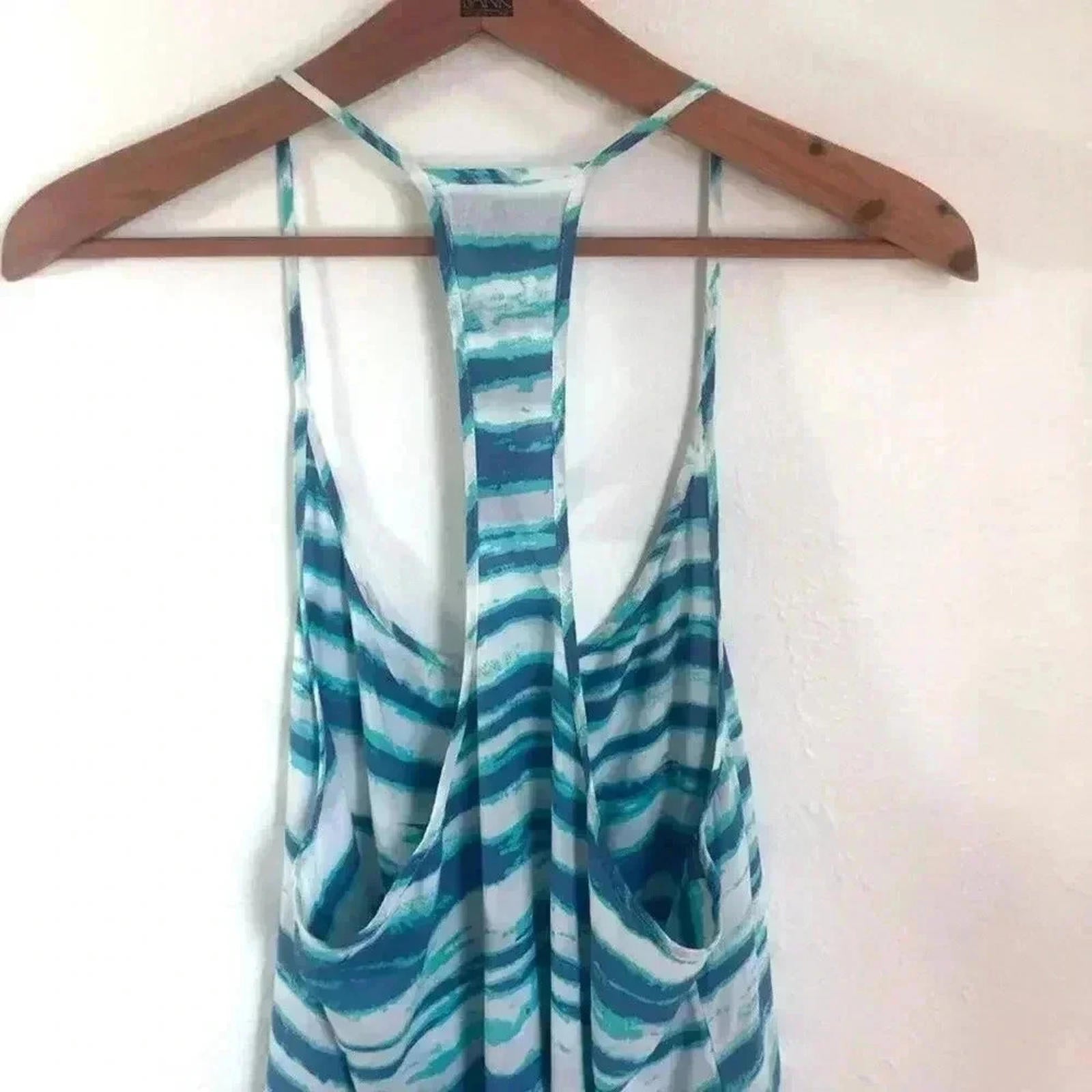 NWT Beto Simone Tank Tunic Dress Tie Dye Tiger Swim Coverup Beach Women's Size S