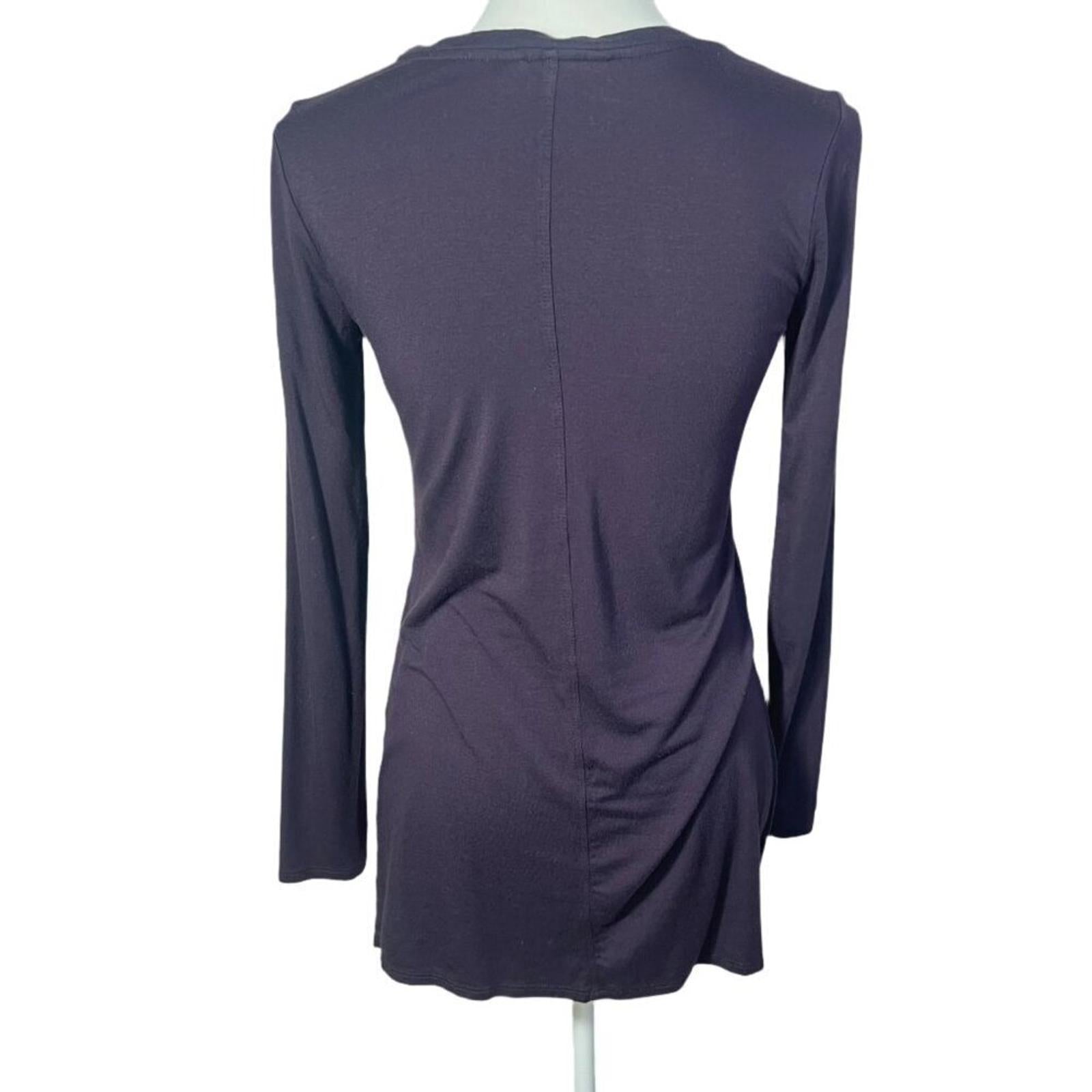 Athleta Long Sleeved Lightweight Plum Purple Workout Shirt Women's Size XS
