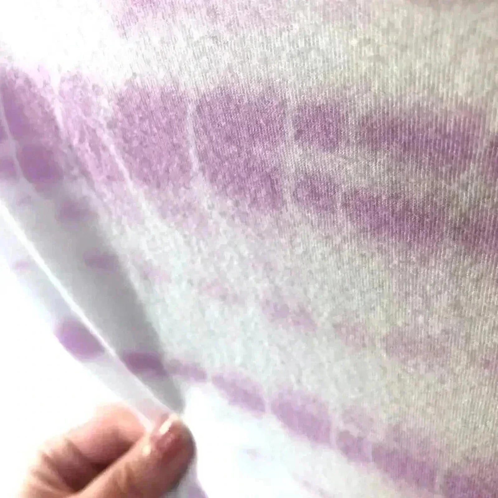 Guess Purple White Tie Dye Peplum Tank Sleeveless Women's Size S