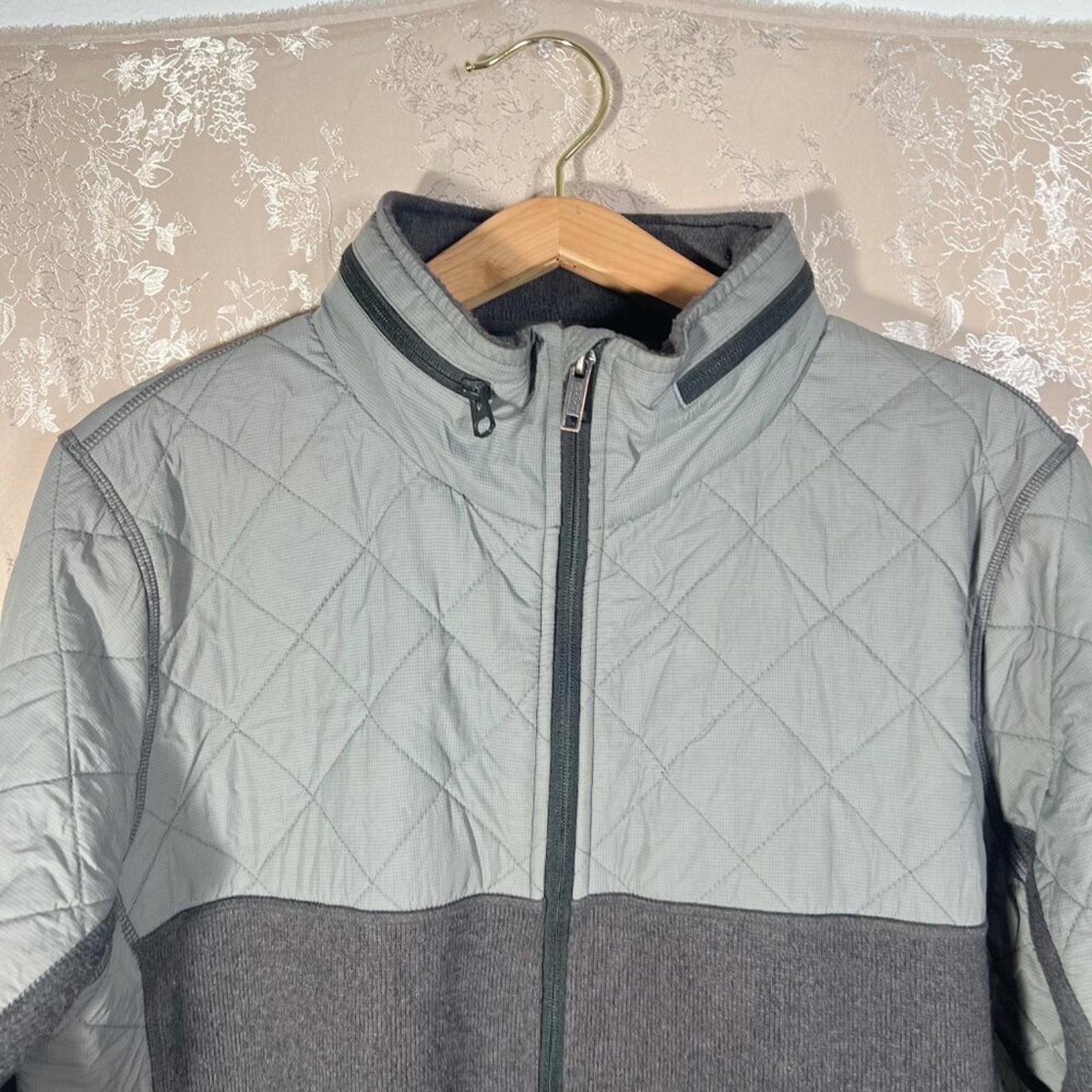 Burton Men's Pierce Fleece Dandong Grey Winter Jacket Coat Size L