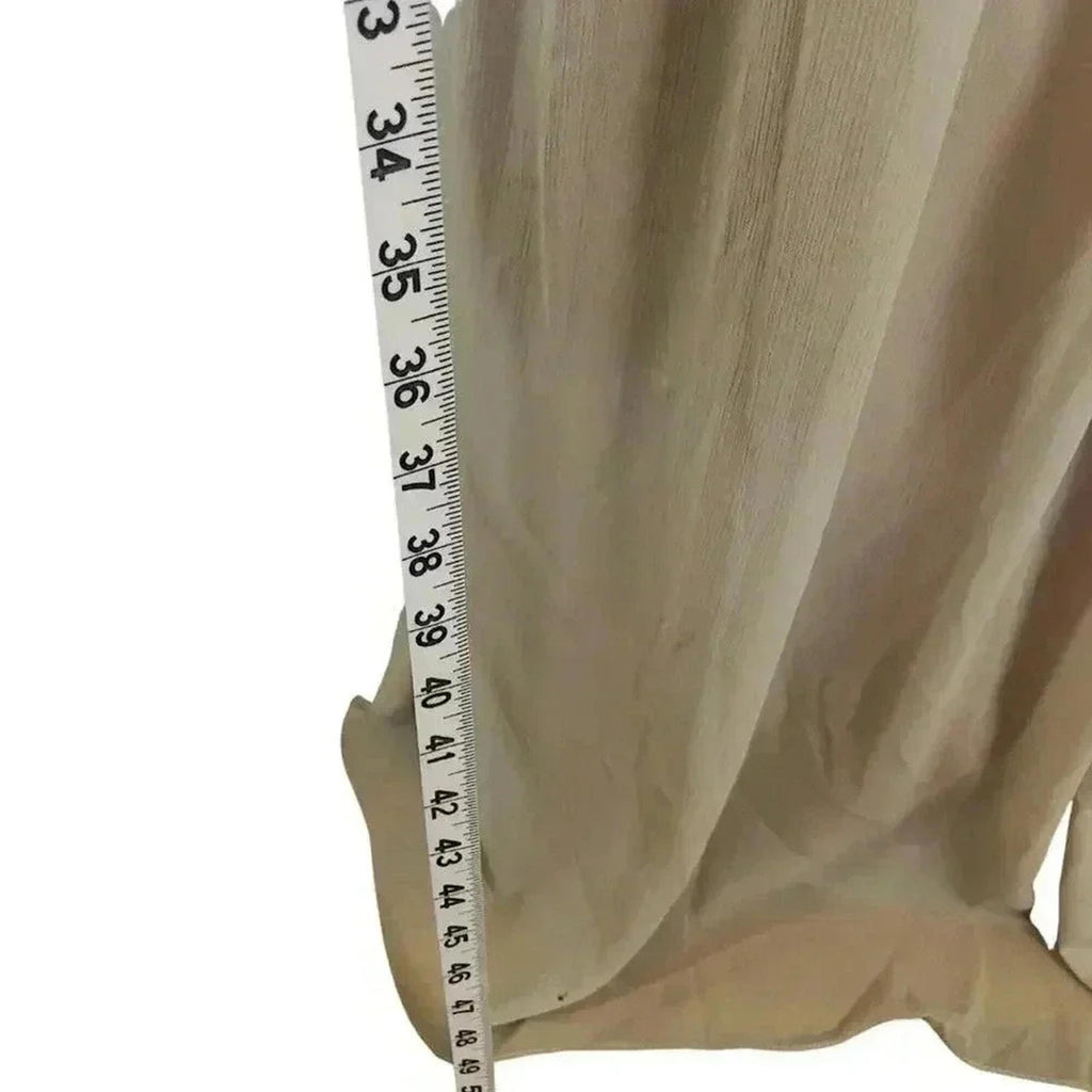 Watters & Watters Chiffon Tan Bridesmaids Dress Women's Size 10