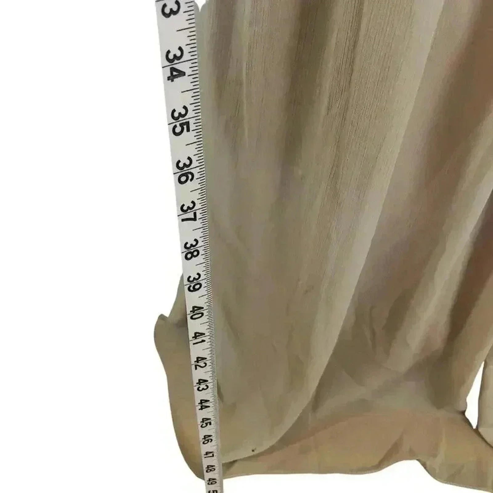 Watters & Watters Chiffon Tan Bridesmaids Dress Women's Size 10