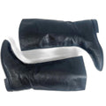 Bruno Magli Vintage Emme Black Snakeskin Leather Knee High Boots Size 9.5 AA