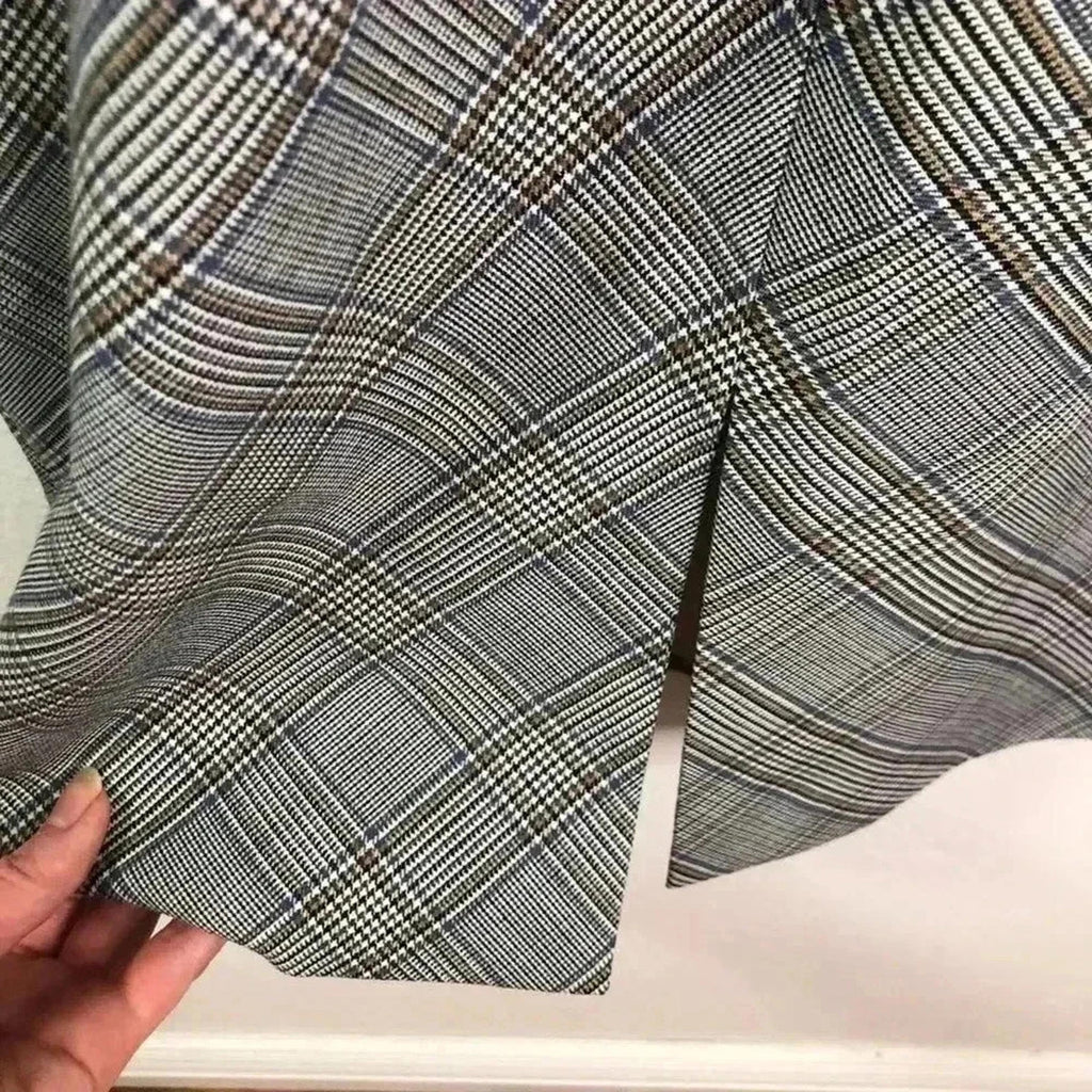 NWT Rebecca Taylor Tailored Plaid Sheath Dress Business Casual Office Size 10