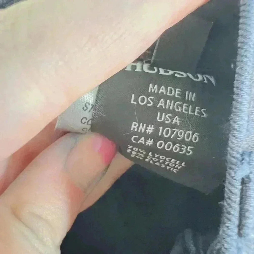 Hudson Mid Rise Dark Wash Skinny Jeans Mid Rise Women's Size 28 Denim