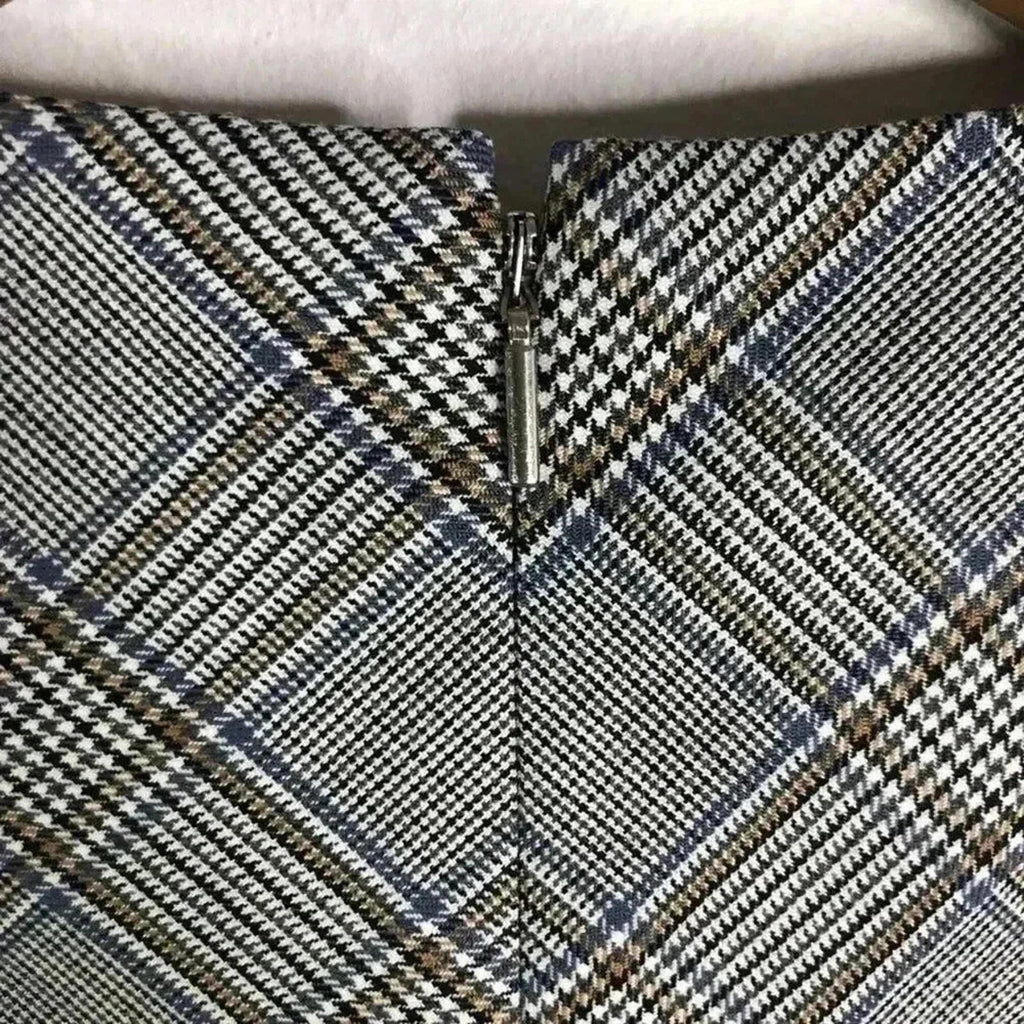 NWT Rebecca Taylor Tailored Plaid Sheath Dress Business Casual Office Size 10