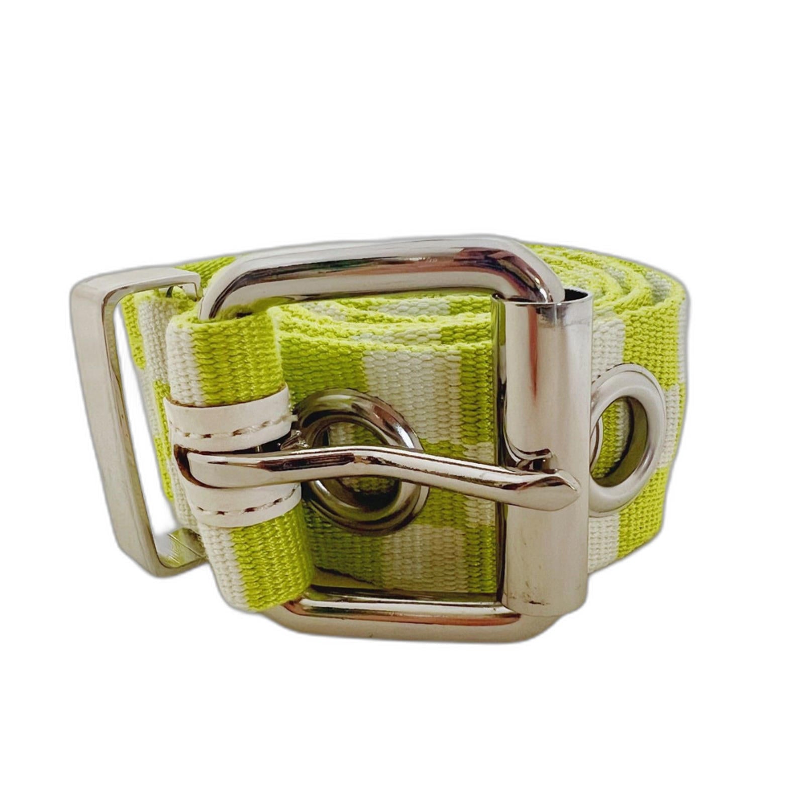 NWOT Urban Outfitters UO Green Checker Print Belt Women's Size M