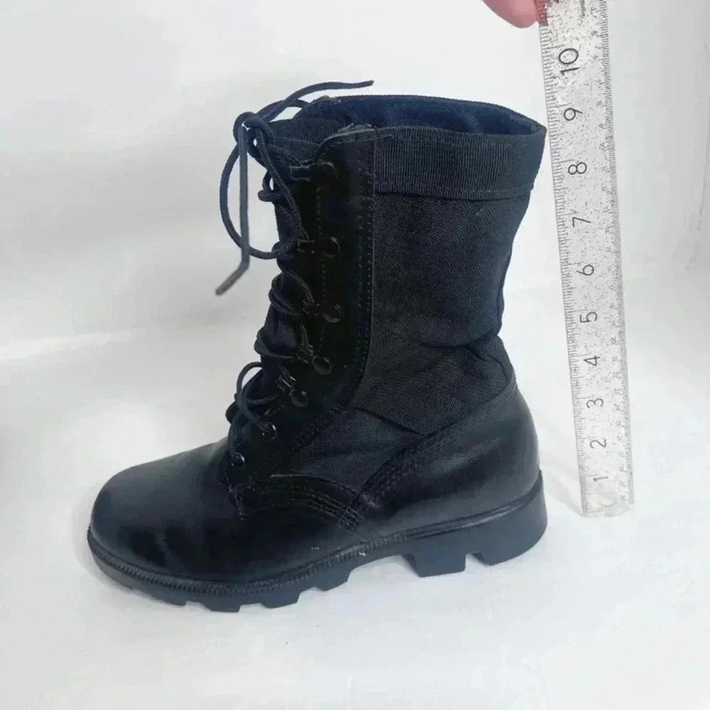 Altama Men's Black Leather Combat Boots Lace Up Boots Size 6W