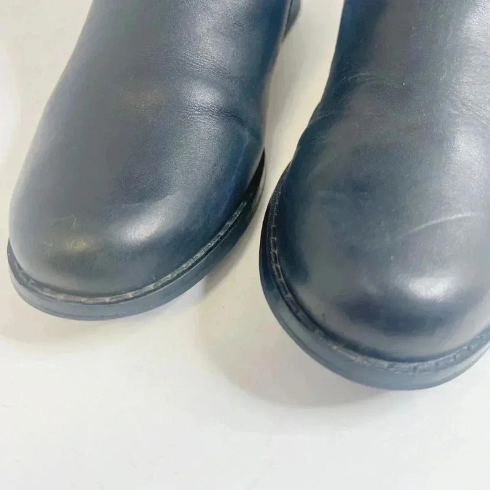 Aetrex Chelsea Tall Riding Boot Black Leather Boot Women's Size 8