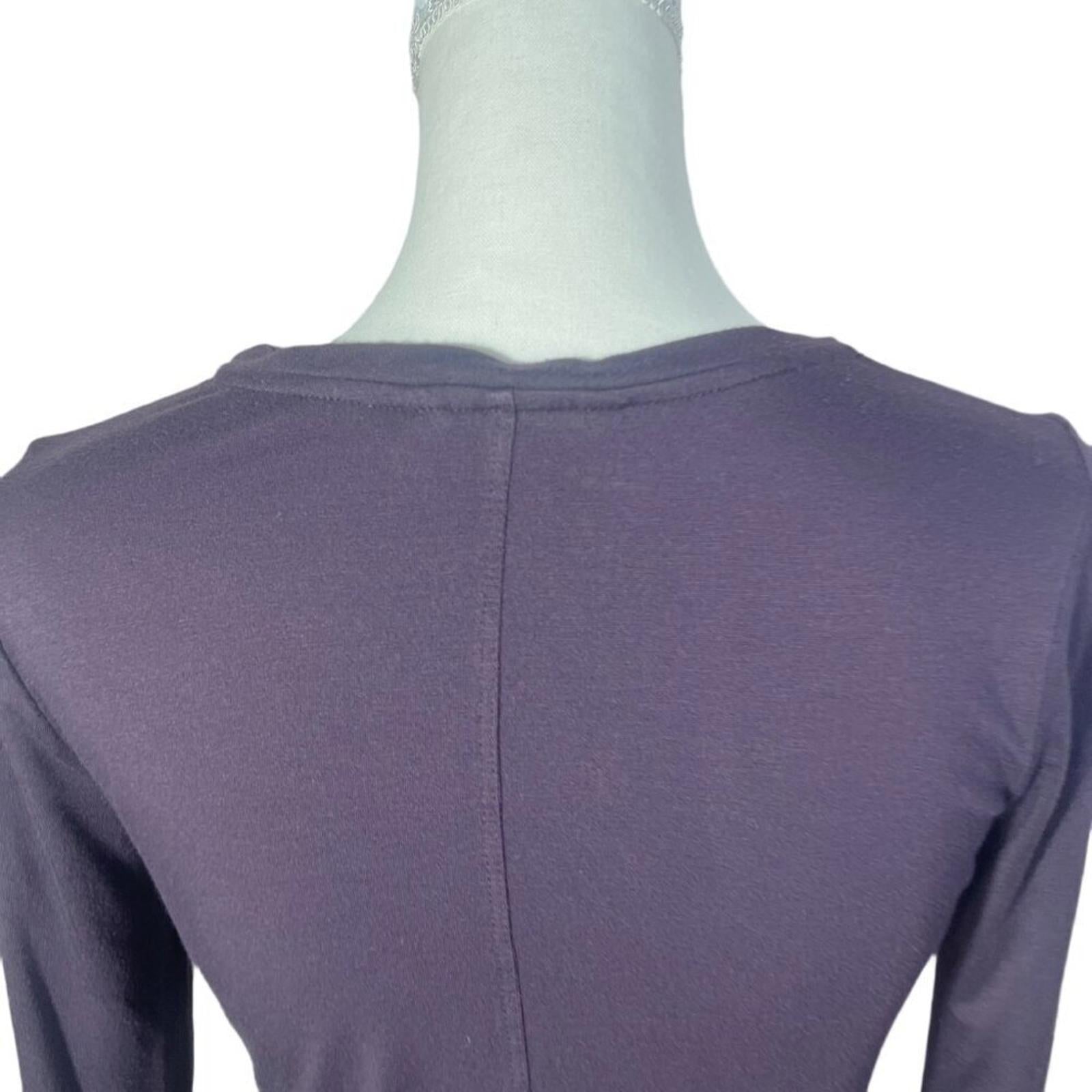 Athleta Long Sleeved Lightweight Plum Purple Workout Shirt Women's Size XS