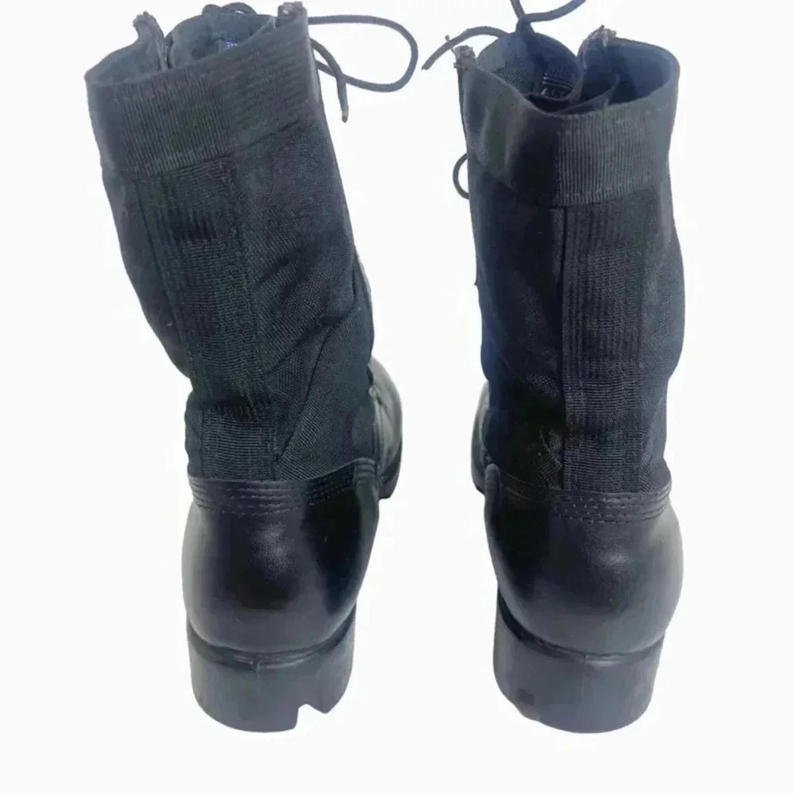 Altama Men's Black Leather Combat Boots Lace Up Boots Size 6W